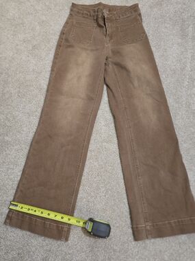 Wide Leg Women's Pants in Brown